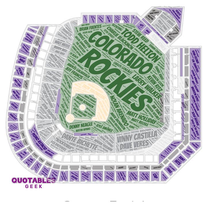 Colorado Honkbal - Stadioneditie voor wholesale door Quotables Geek Custom Designs