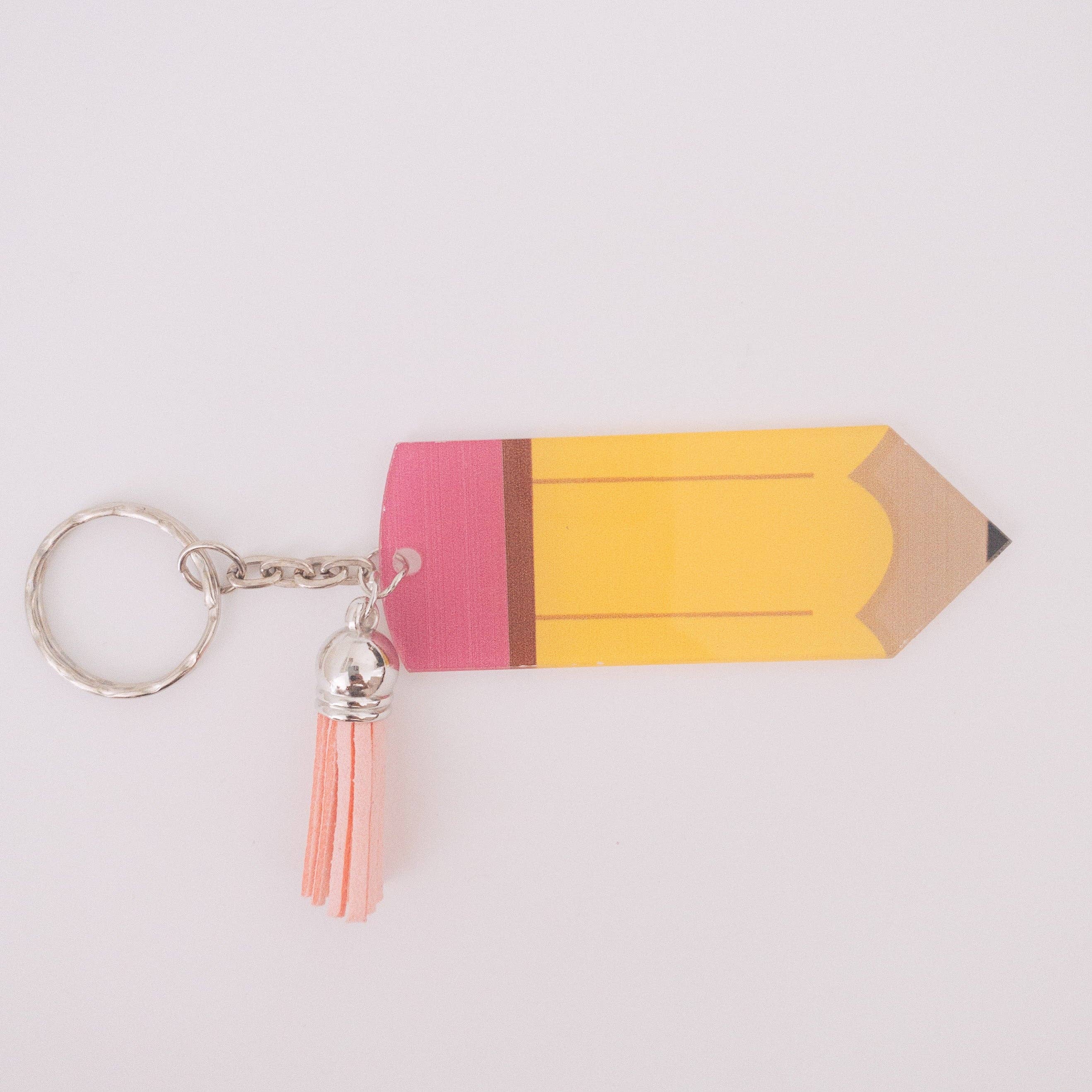 Dash+Roo - Wholesale Keychain - Kids - Blank Acrylic Pencil Keychain8