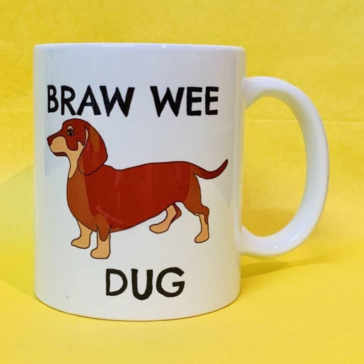 Braw Wee Sausage Dug Mug - Braw Wee Emporium for wholesale by Braw Wee