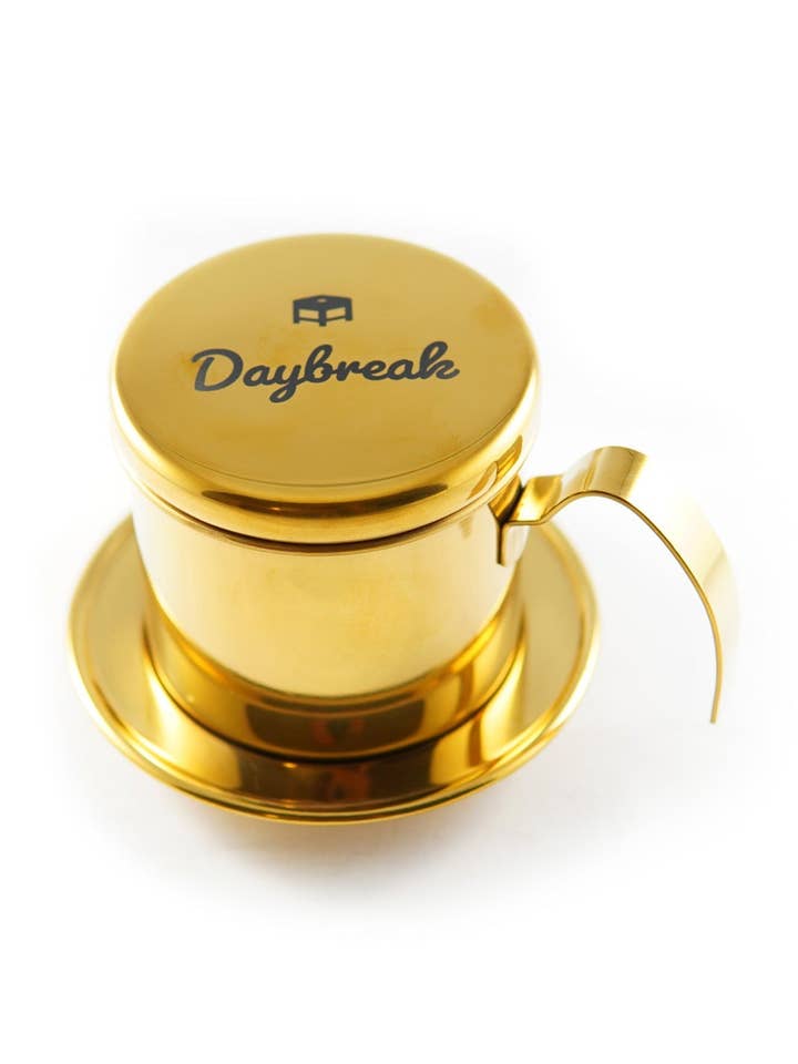 Filtro Phin para Café Vietnamita dourado de 200 ml por atacado de Daybreak Vietnamese Coffee