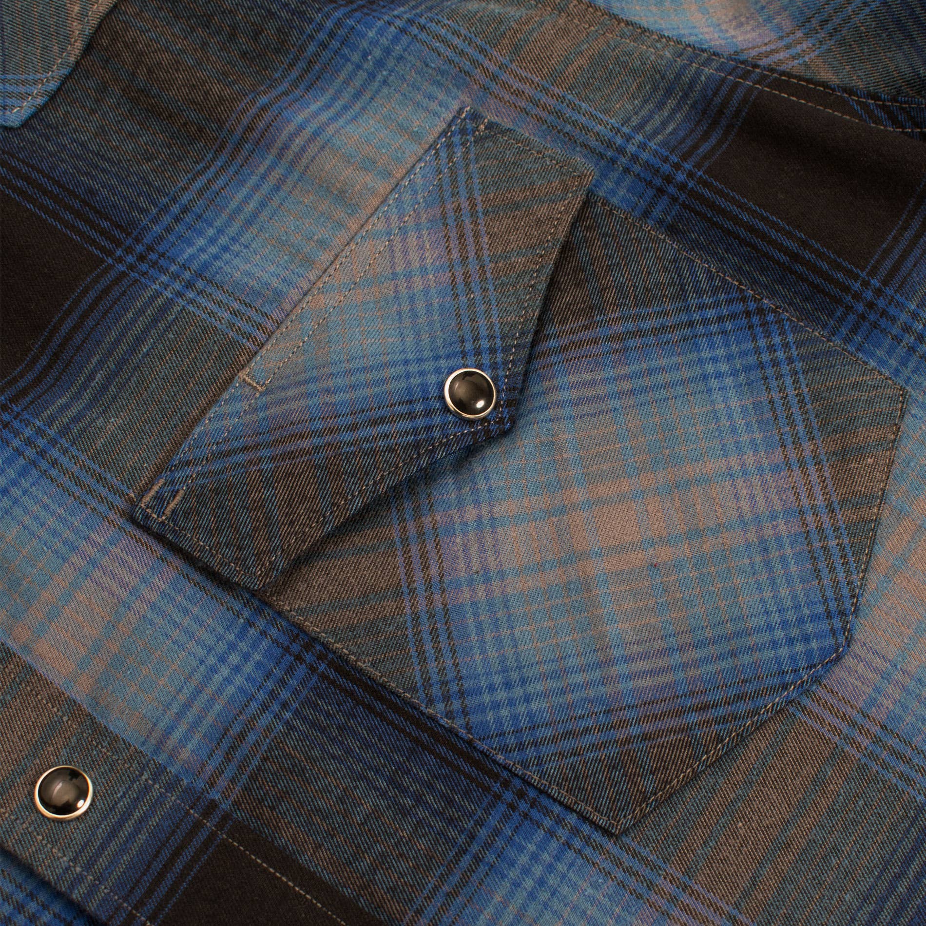 Rodeo Clothing - Wholesale Button Down Shirt - Men's - Men's Western Long Sleeve Flannel Shirts With Snap Buttons7