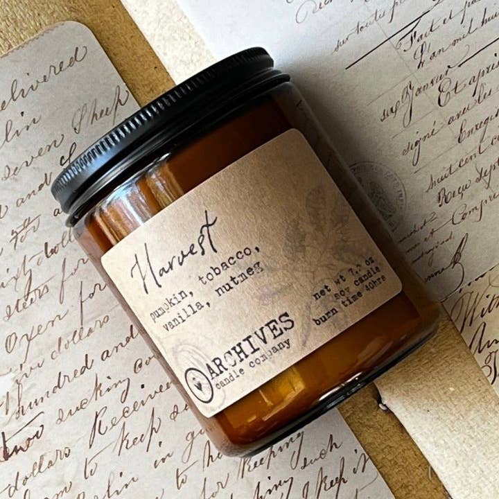 Høst | Græskar + Tobak + Vanille + Muskatnød for engroshandel hos Archives Candle Company