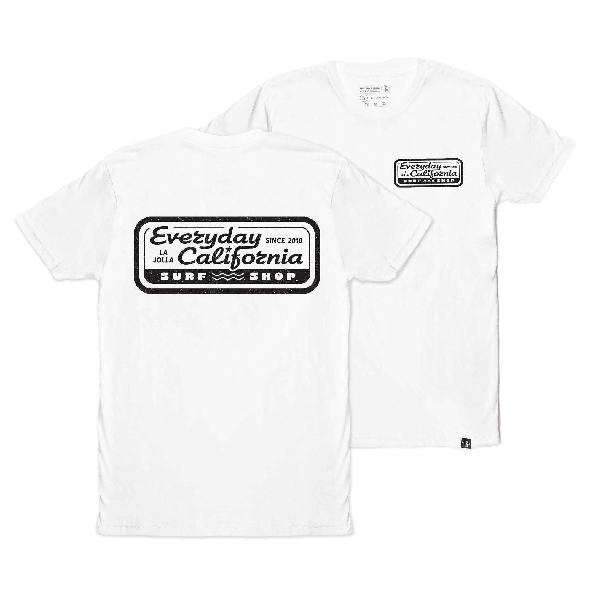 Black Surf Shop Tee - Everyday California Logo Unisex Graphic Tee for wholesale on Faire15
