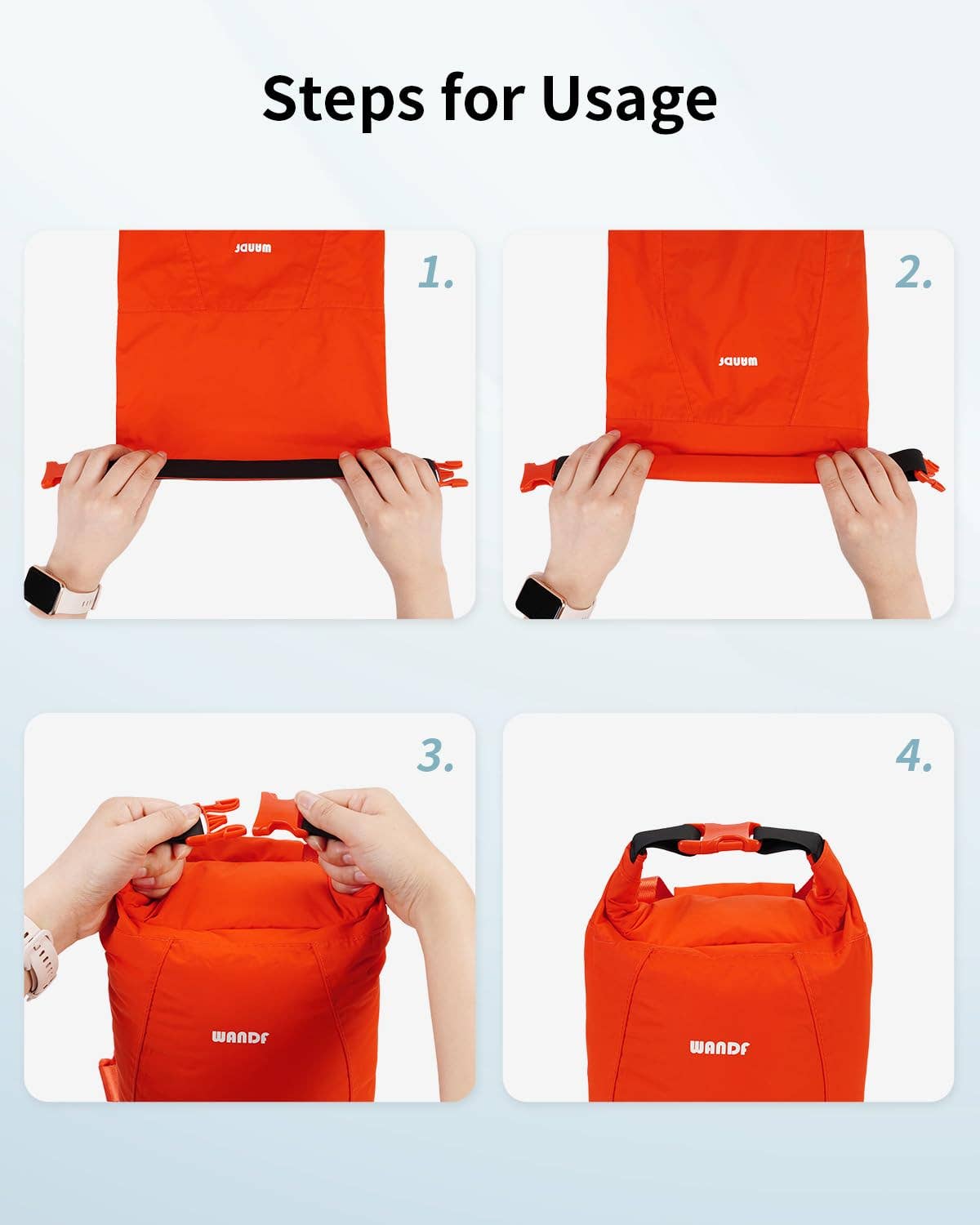 wandf – Großhandel Trockenbeutel – Kind & Baby – WANDF Ultraleichter Trockensack mit Rollverschluss46