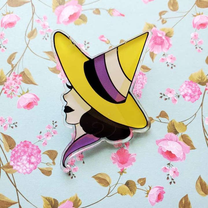 Joan of Art - Wholesale Lapel Pin/Button - Pride Witches - Acrylic Pins