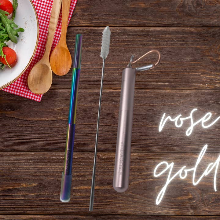 Suck It Up Straws - Wholesale Drinking straw - 3n1 Telescopic Straws with Case and Telescopic Cleaning Brush58