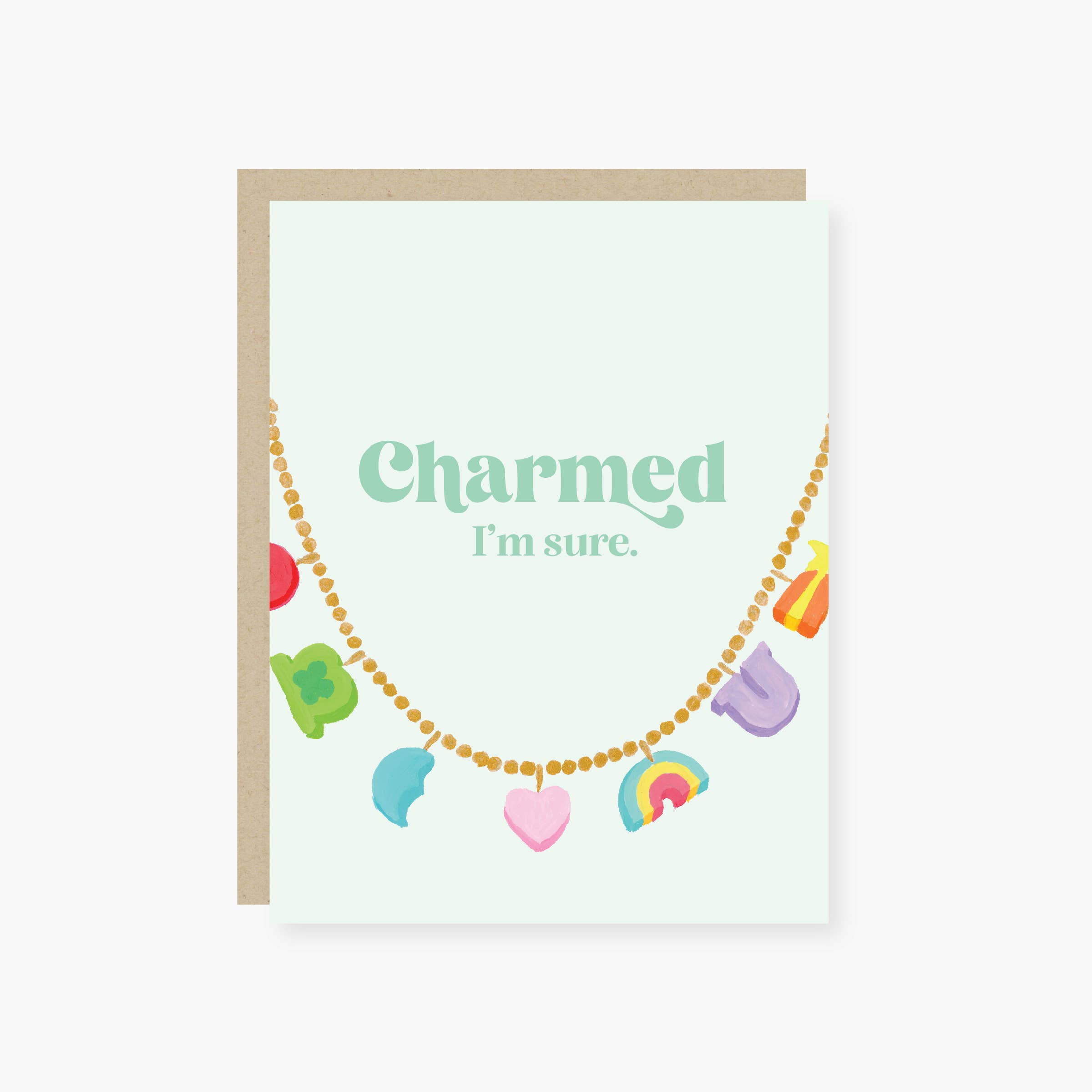 2021 Co. - Wholesale St. Patrick's Day card - 2021 Co. x Holiday Junkie Charmed I'm sure St. Patrick's Day Card