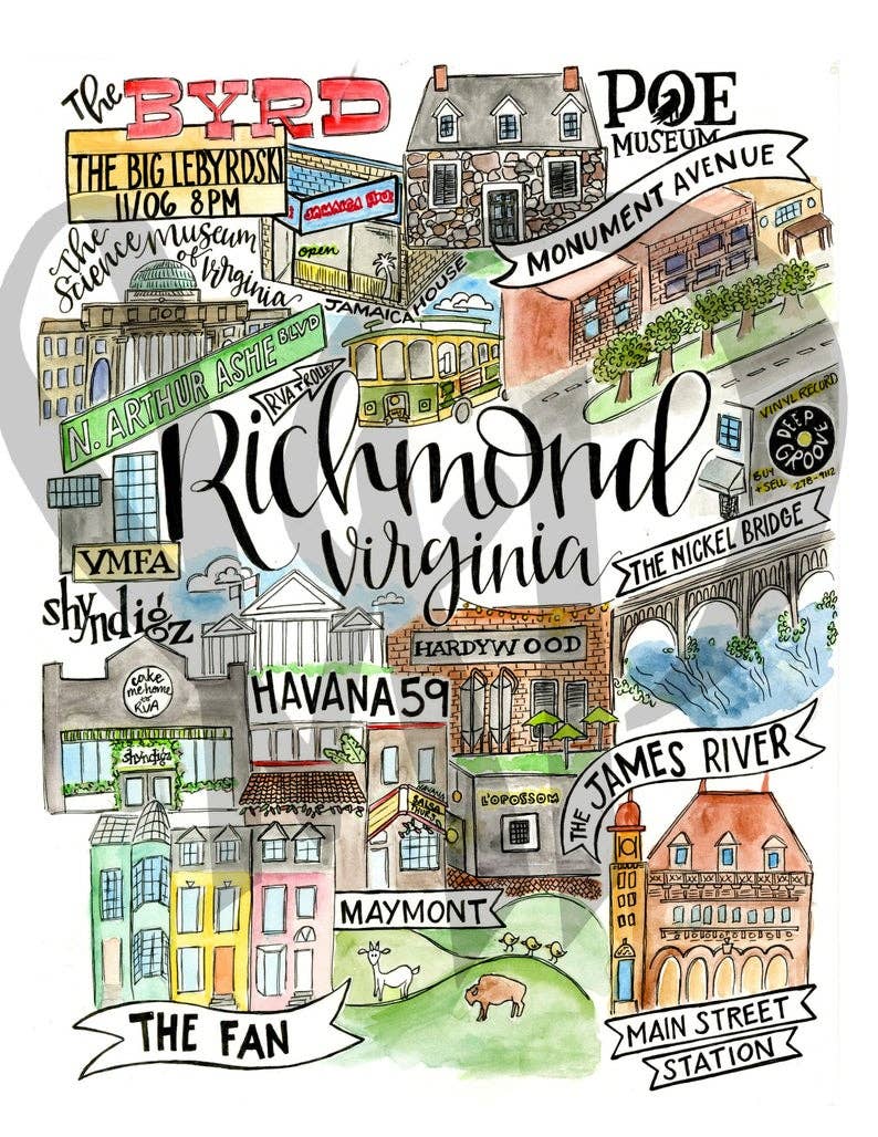 Mad Kitchen Co. - Wholesale Tea Towel - Richmond Classics Tea Towel3