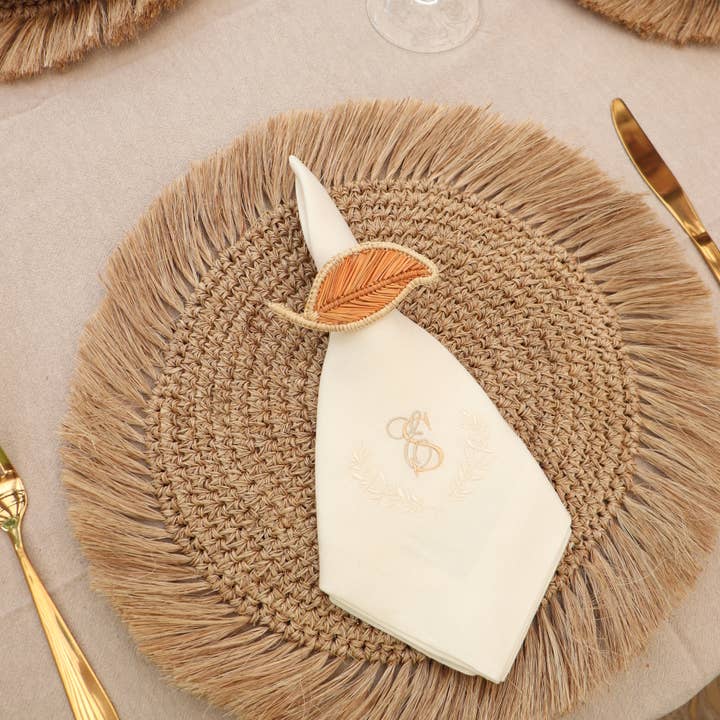 Fique Fringe Placemats for wholesale by Klatso