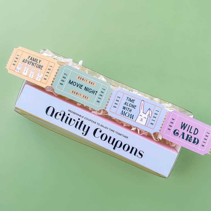 Coupons d'activités de Pâques pour enfants 126 pour la vente par Curated for You Gifts