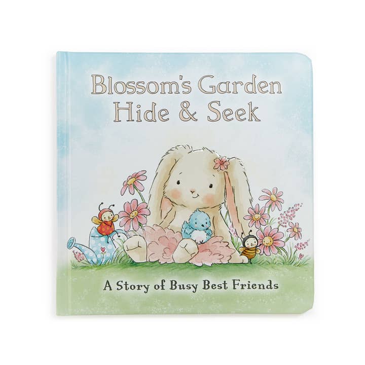 Blossom Bunny's Hide and Seek Board Book for wholesale by Bunnies By the Bay