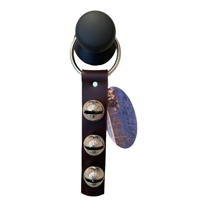 New England Bells - Wholesale Bell - Traditional Strap Bells - #2 Size Bells - 3 Bells on Strap6