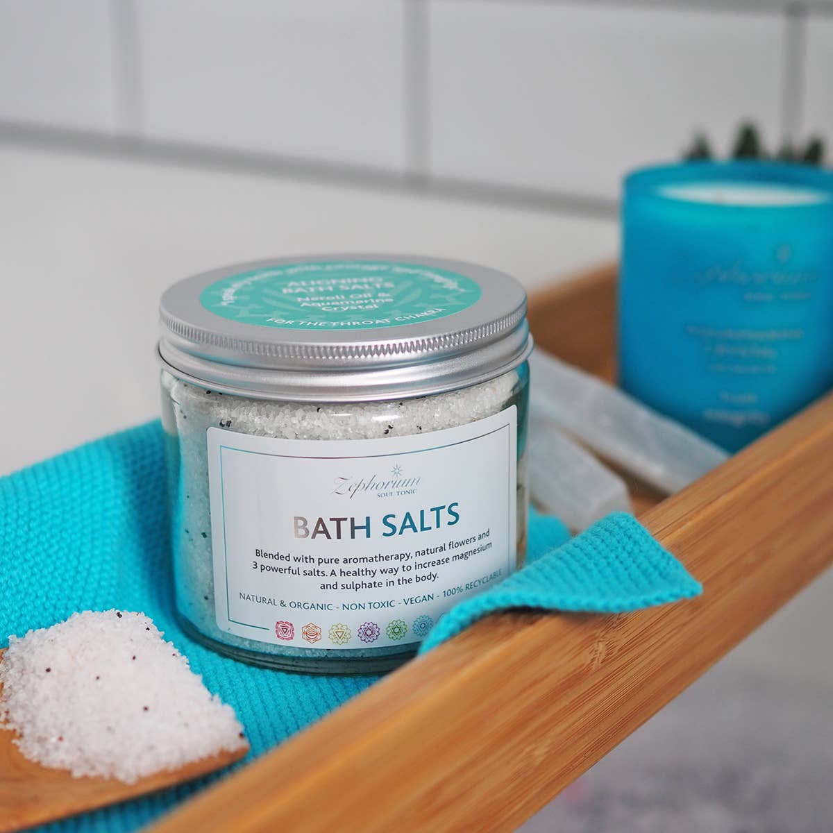 Zephorium Soul Tonic - Wholesale Bath Salts - Aligning Aromatherapy Bath Salts with Neroli Oil
