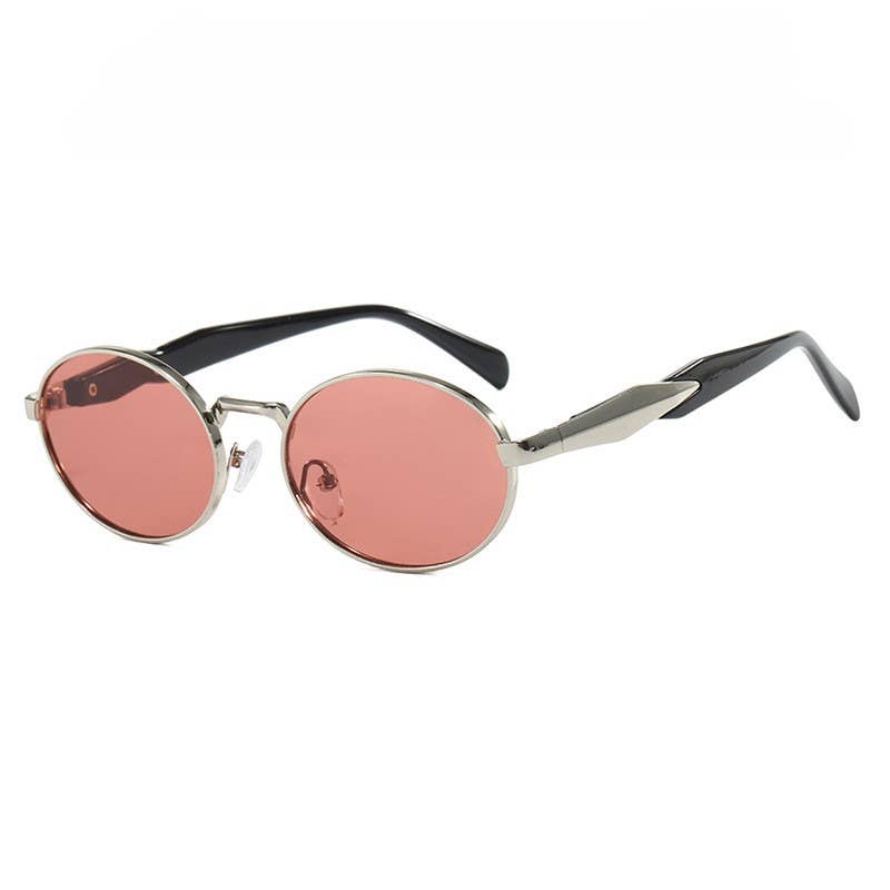 MKS America - Wholesale Sunglasses - Women's - Oval Y2k Fashion Vintage Sunglasses3