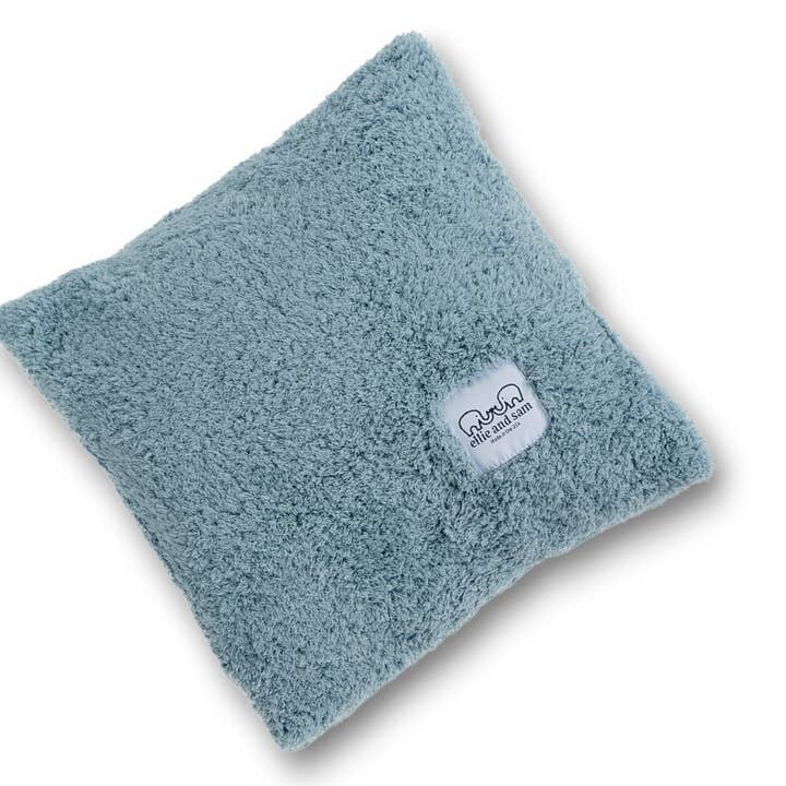 Classic Borderless Nursery Pillow - Powder Blue for wholesale by ellie and sam