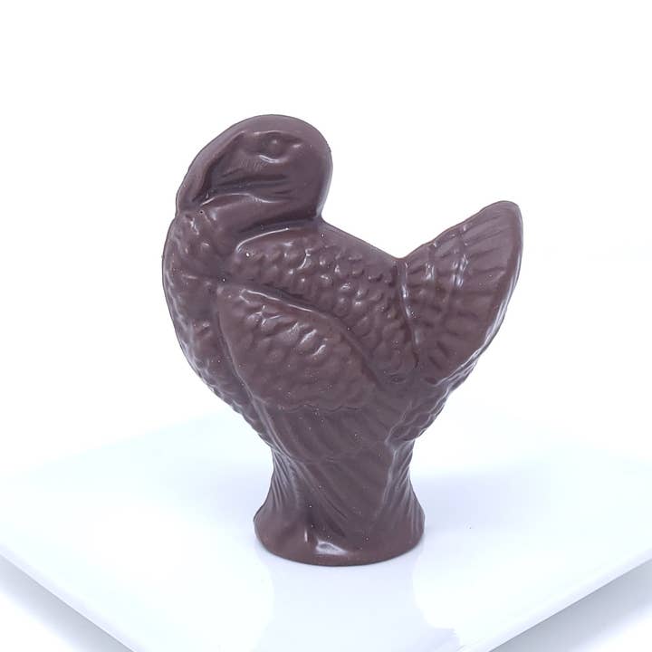 Wild Angel Treats, LLC - Wholesale Chocolate - Thanksgiving Turkey Solid Chocolate option Gold Dust or Ruby