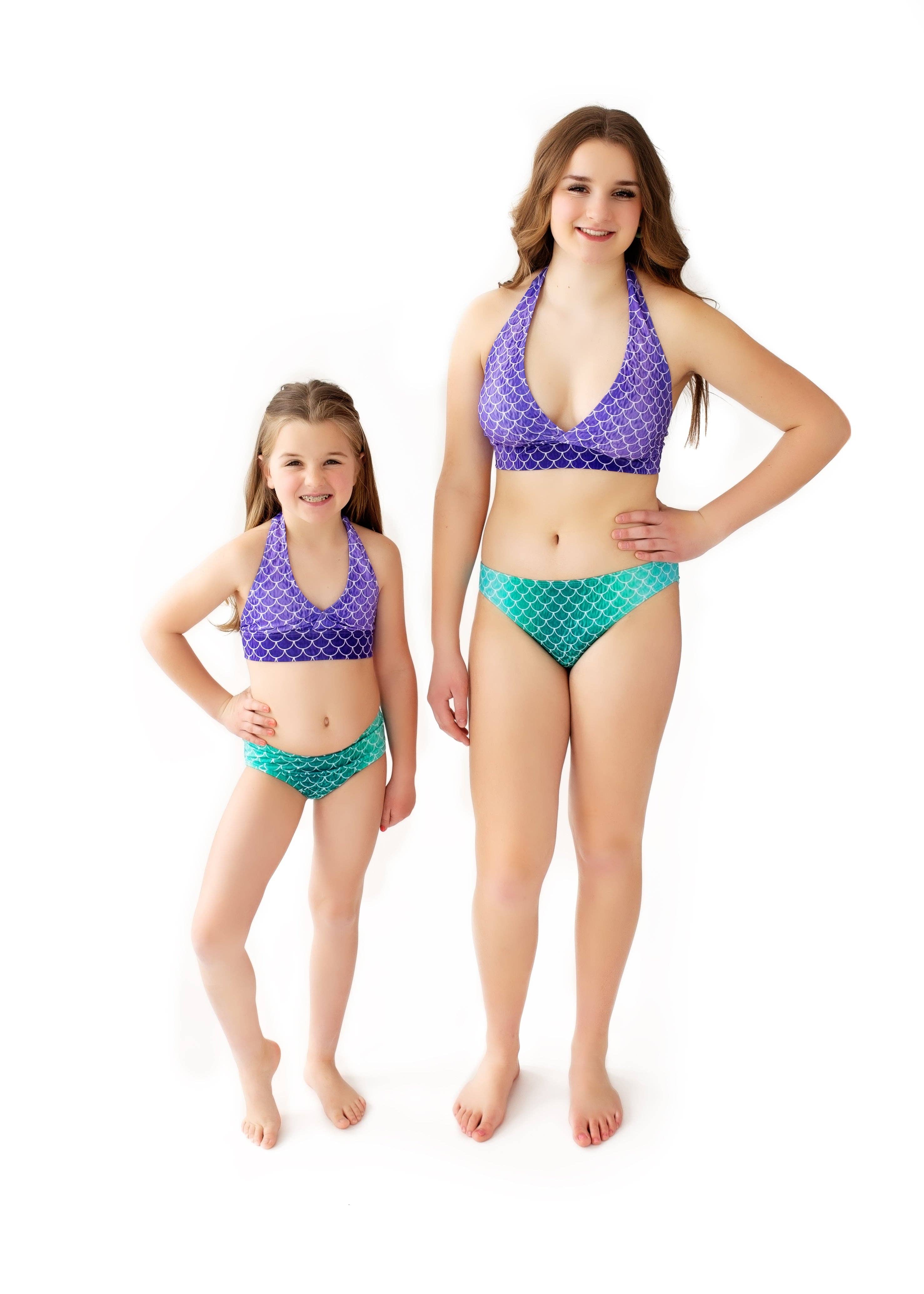 Sun Tail Mermaid - Wholesale Two Piece Swimsuit - Women's - Mermaid Magic Swimsuit for kids, toddlers, girls, teens, and women3