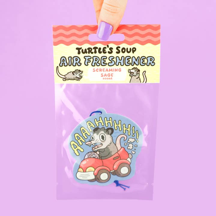 Turtle's Soup - Wholesale Car Freshener - Unisex - Panic Opossum Car Vehicle Scented Air Freshener0