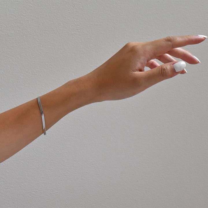 MAI DESIREE – Großhandel Glieder- & Kettenarmband – BECCA SILBER SCHLANGENKETTE ARMBAND1