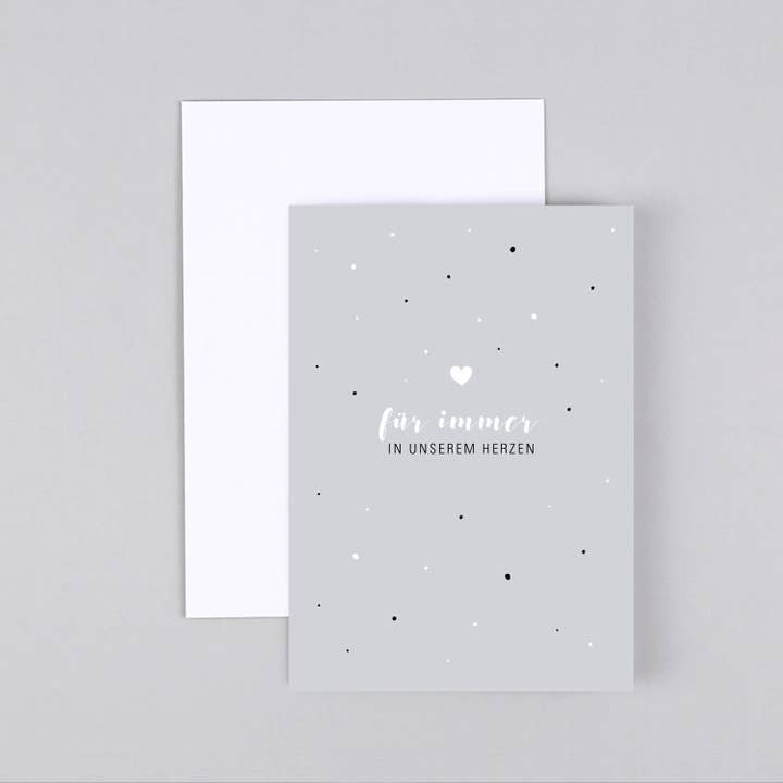 Biglietto di condoglianze Pepe Herz per la vendita all'ingrosso da parte di Kunst an Papier