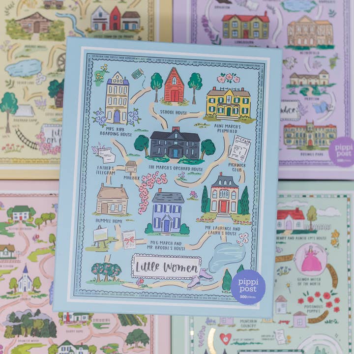 Pippi Post - Wholesale Puzzle - Kids - Little Women Map - 500 Piece Jigsaw Puzzle7