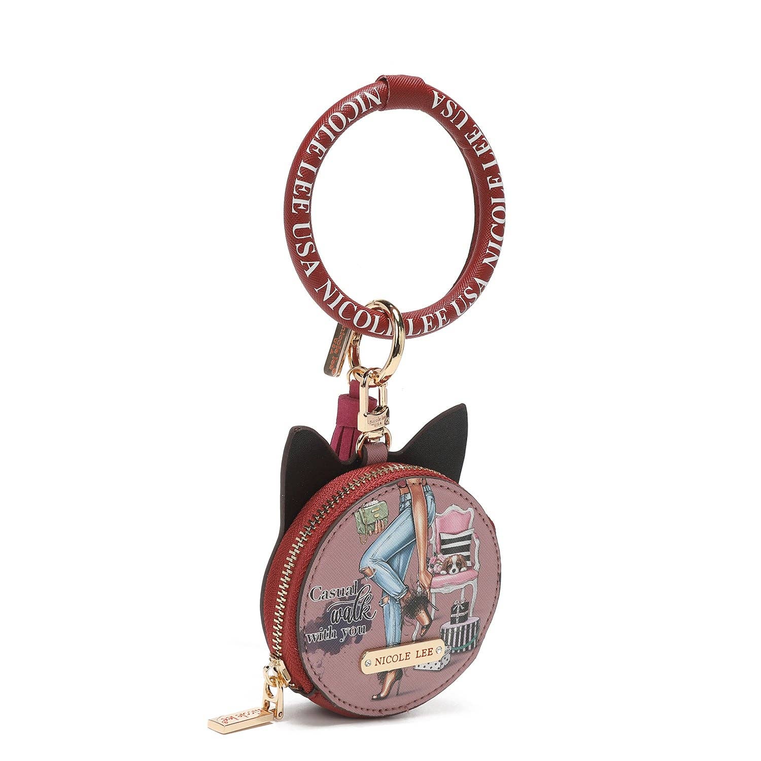 Nicole Lee - Wholesale Keychain - Women's - PULSERA CON LLAVERO Y MONEDERO12