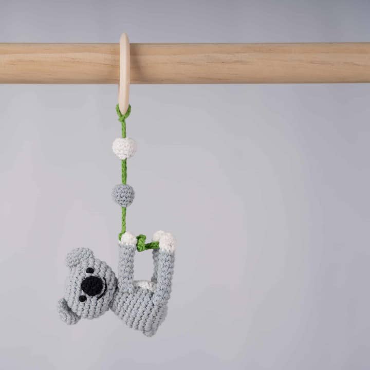 SindiBaba - Wholesale Classic Toy - Kids - Koala coco crochet bow pendant (organic)3