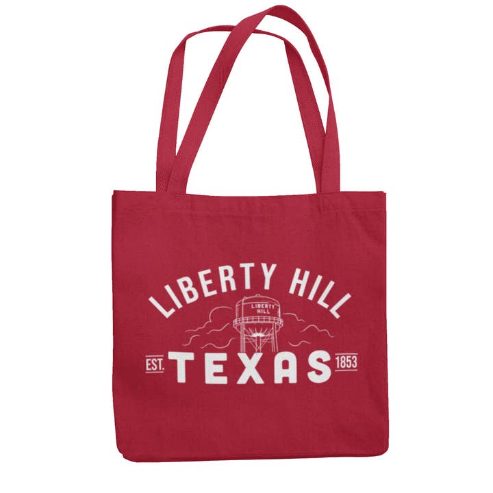 Made in Texas Co. - Wholesale Tote Bag - Unisex - Liberty Hill Texas Tote Bag