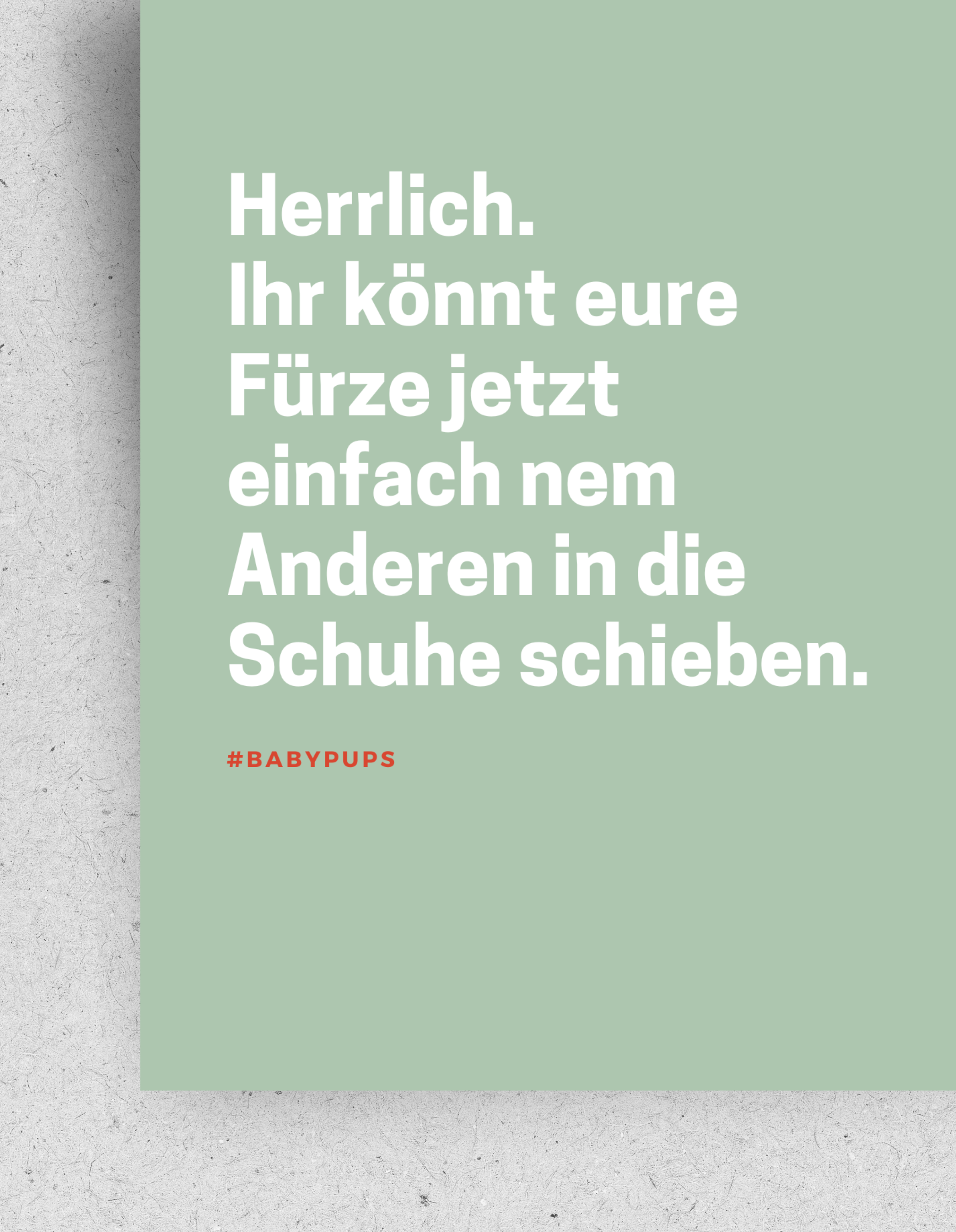 PINLIN® - Wholesale Postcard - Postcard “Babyfart” 1