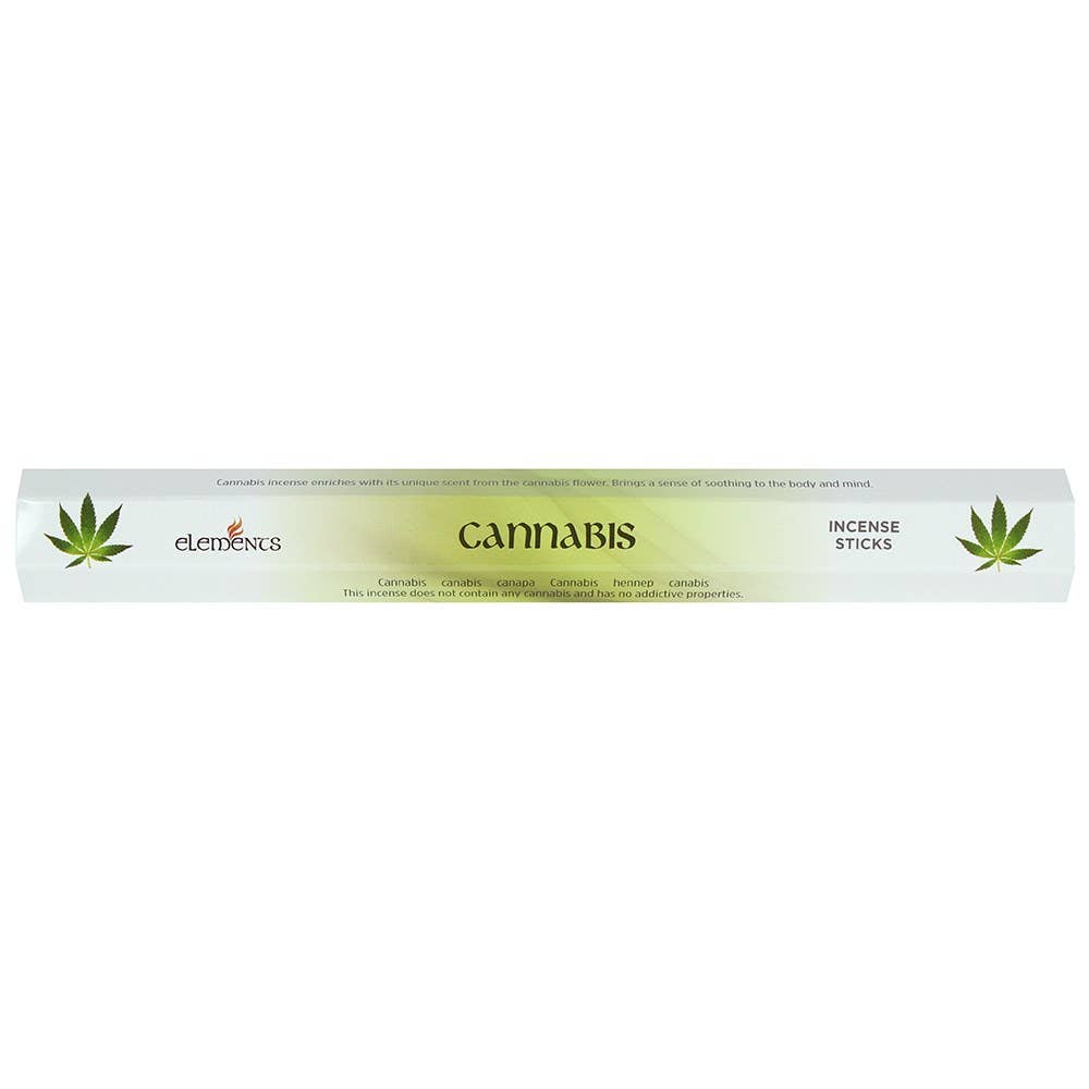 Something Different Wholesale - Vendita all'ingrosso Incensi - Set di 6 pacchetti di bastoncini di incenso Elements Cannabis1