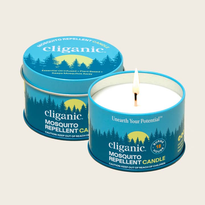 Cliganic Mosquito Repellent Candle 2 Pack - 4oz for wholesale by Cliganic