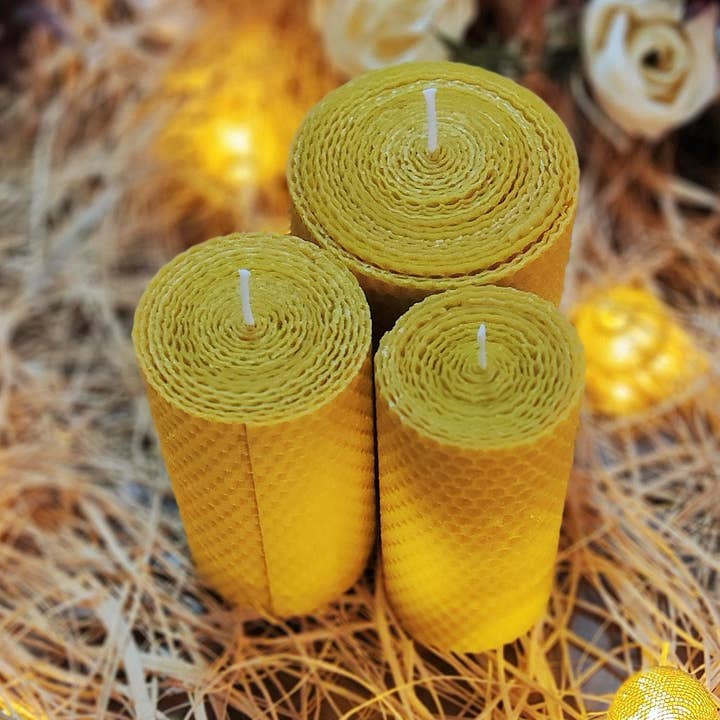 Decoratieve kaarsen, handgerolde kaarsen voor wholesale door Xeva Candle Desing LLC