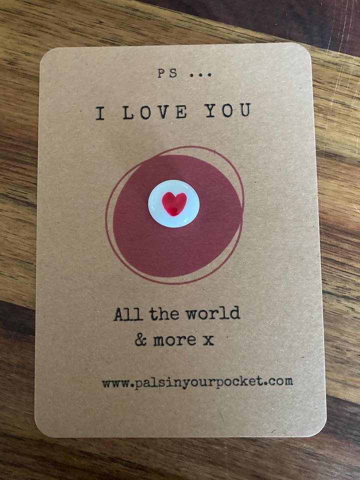 Abrazo de Bolsillo de Amor con Corazón Regalos y Tarjeta de Felicitación para venta al por mayor de Pals in your Pocket