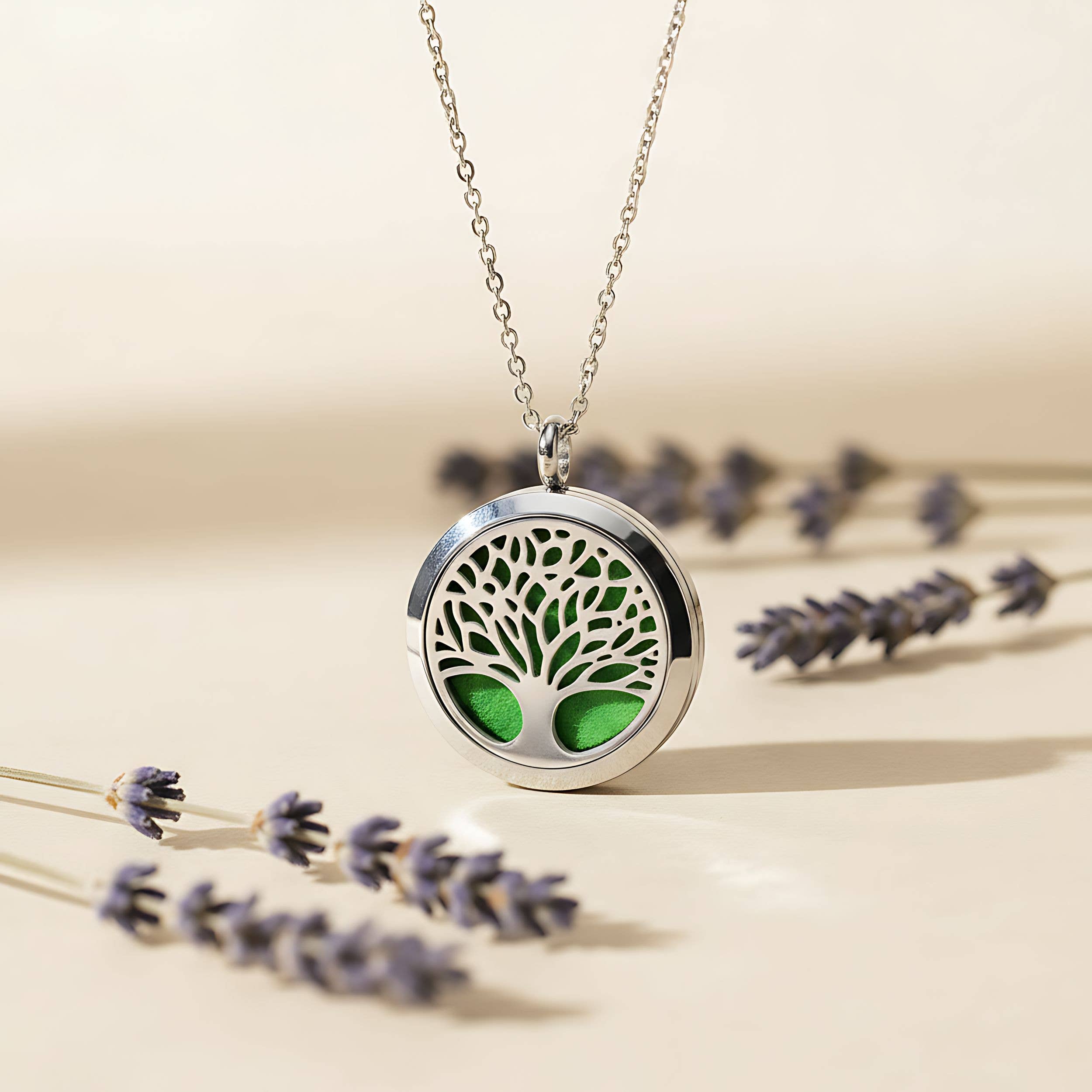 Matrix Aromatherapy - Wholesale Aromatherapy Necklace - Tree of Life Essential Oil Diffuser Necklace5