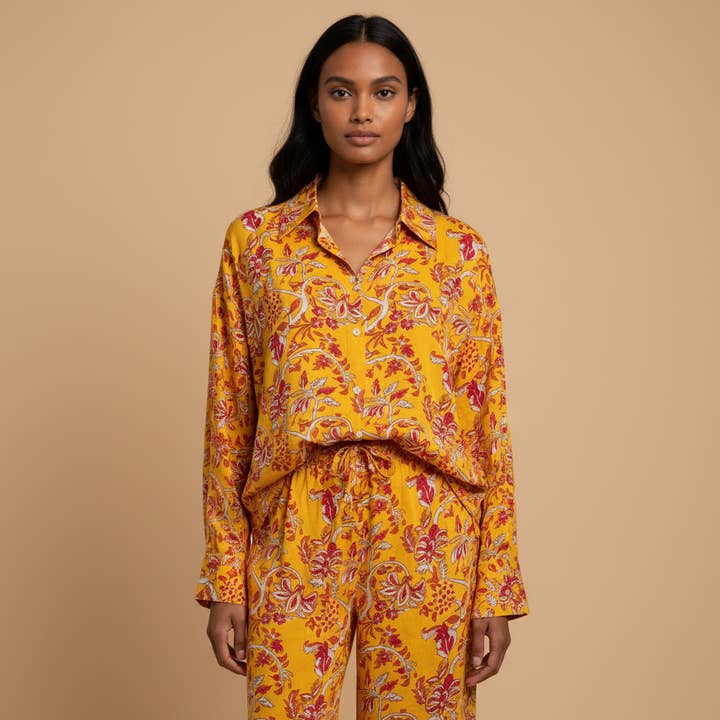 Luma Bomuld Modal Satin Sæt Morgenfrue for engroshandel hos Ruhmee