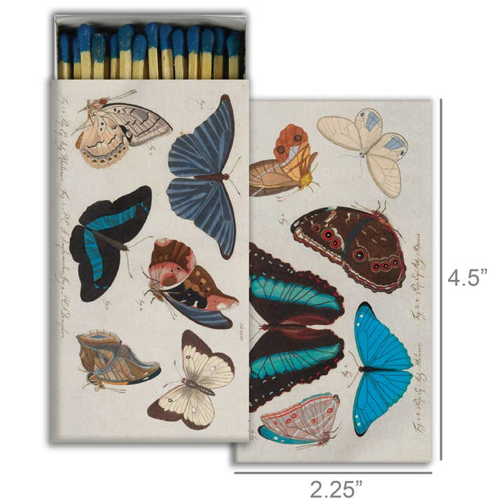 HomArt - Wholesale Matches - Matches - Blue Butterflies1