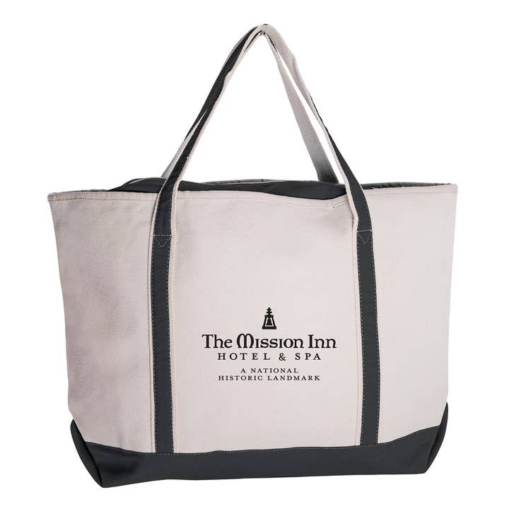 Custom BRAND/LOGO 24 Oz. Large Zippered Boat Tote for wholesale by Mercantile 12