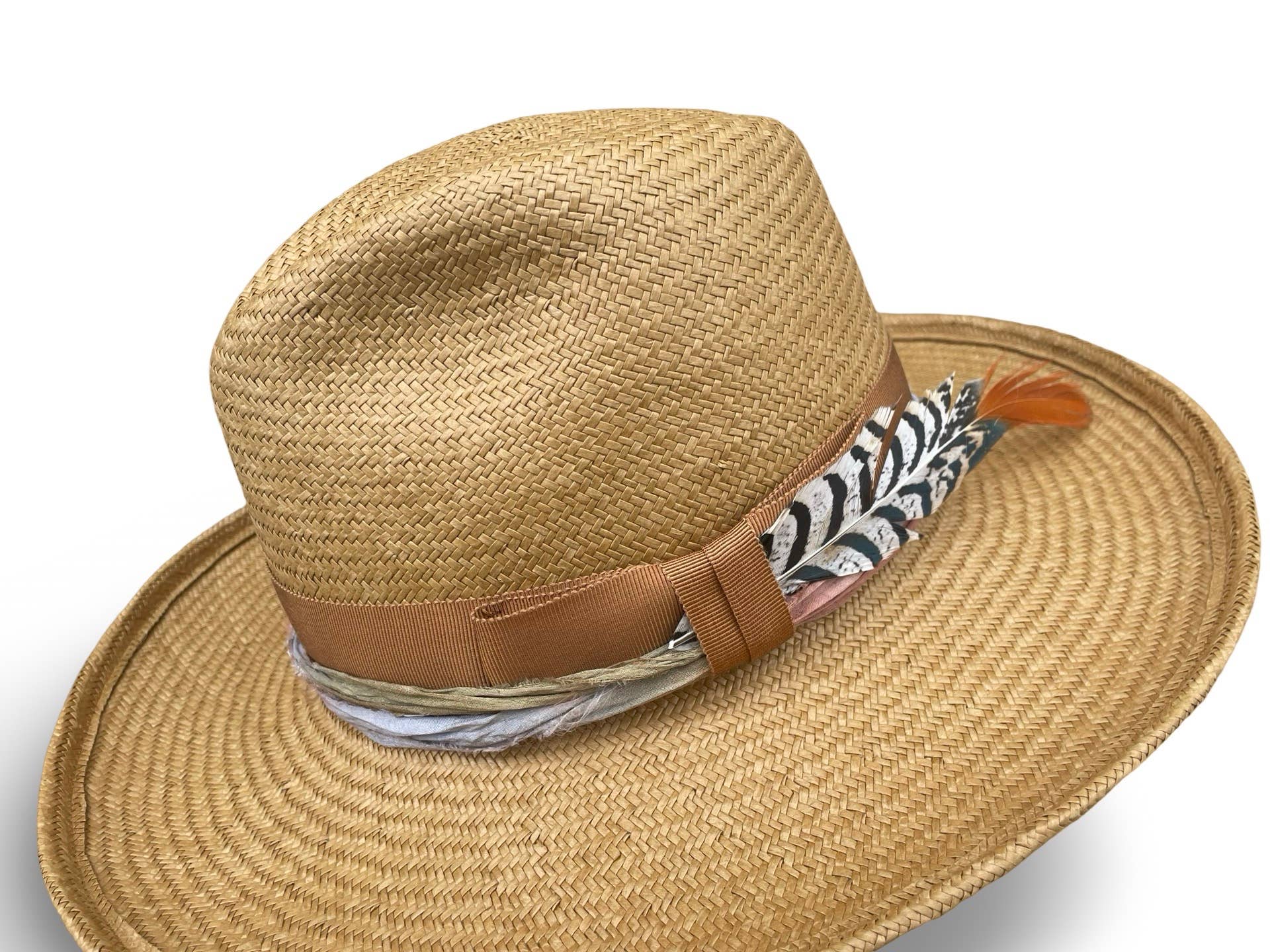 Cha Cha's House of Ill Repute – wholesale Fedora – Women’s – May -  Boho Shantung Straw Fedora11