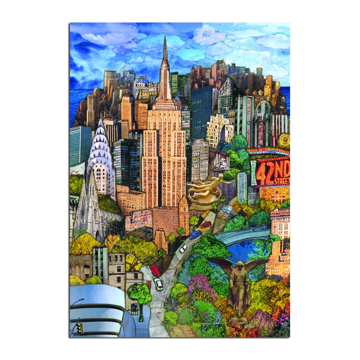 Allport Editions - Vendita all'ingrosso Set di cartoleria/cancelleria - Cityscape Cards: vedi tutte le 12 città!4