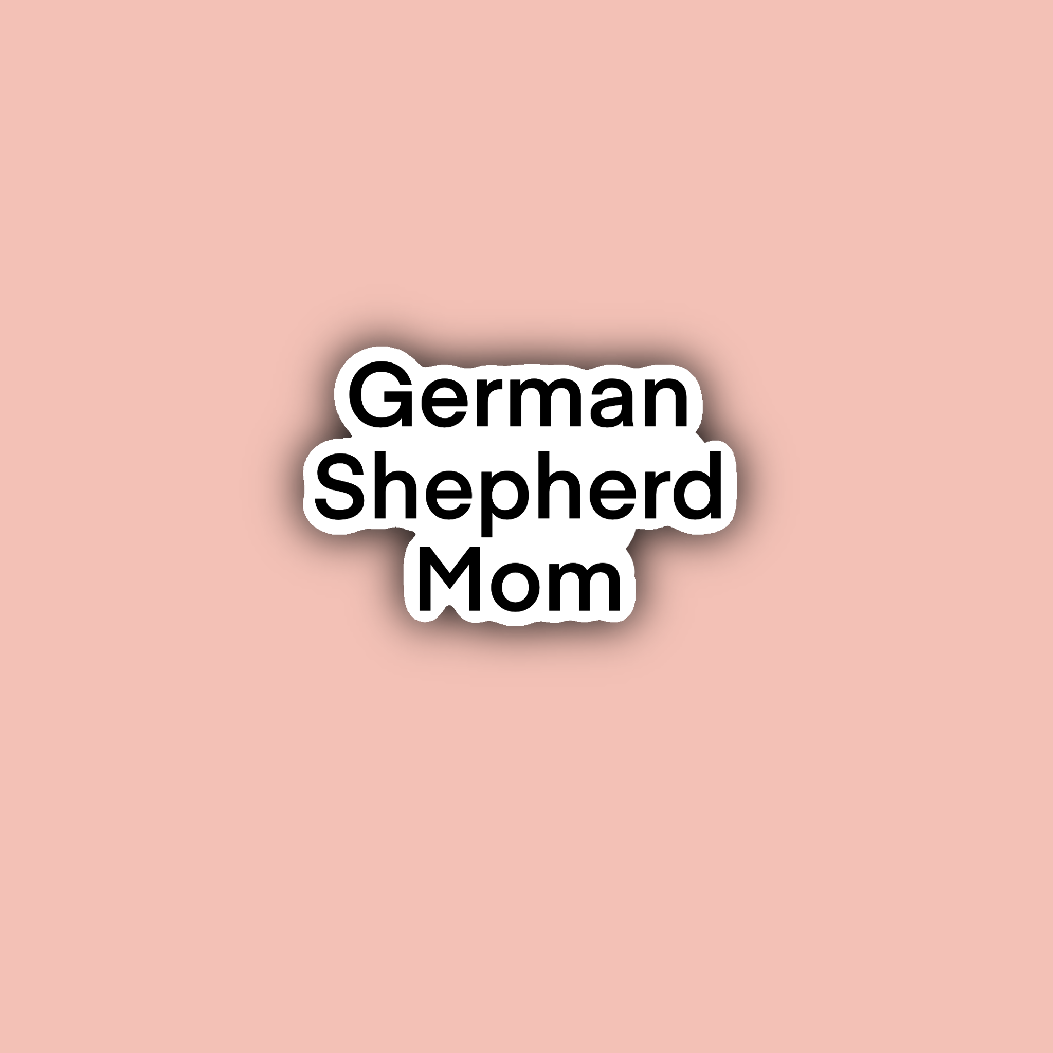 Delmarva Stickers - Wholesale Sticker - German Shepherd Sticker Pack - 4 Waterproof Sticker4