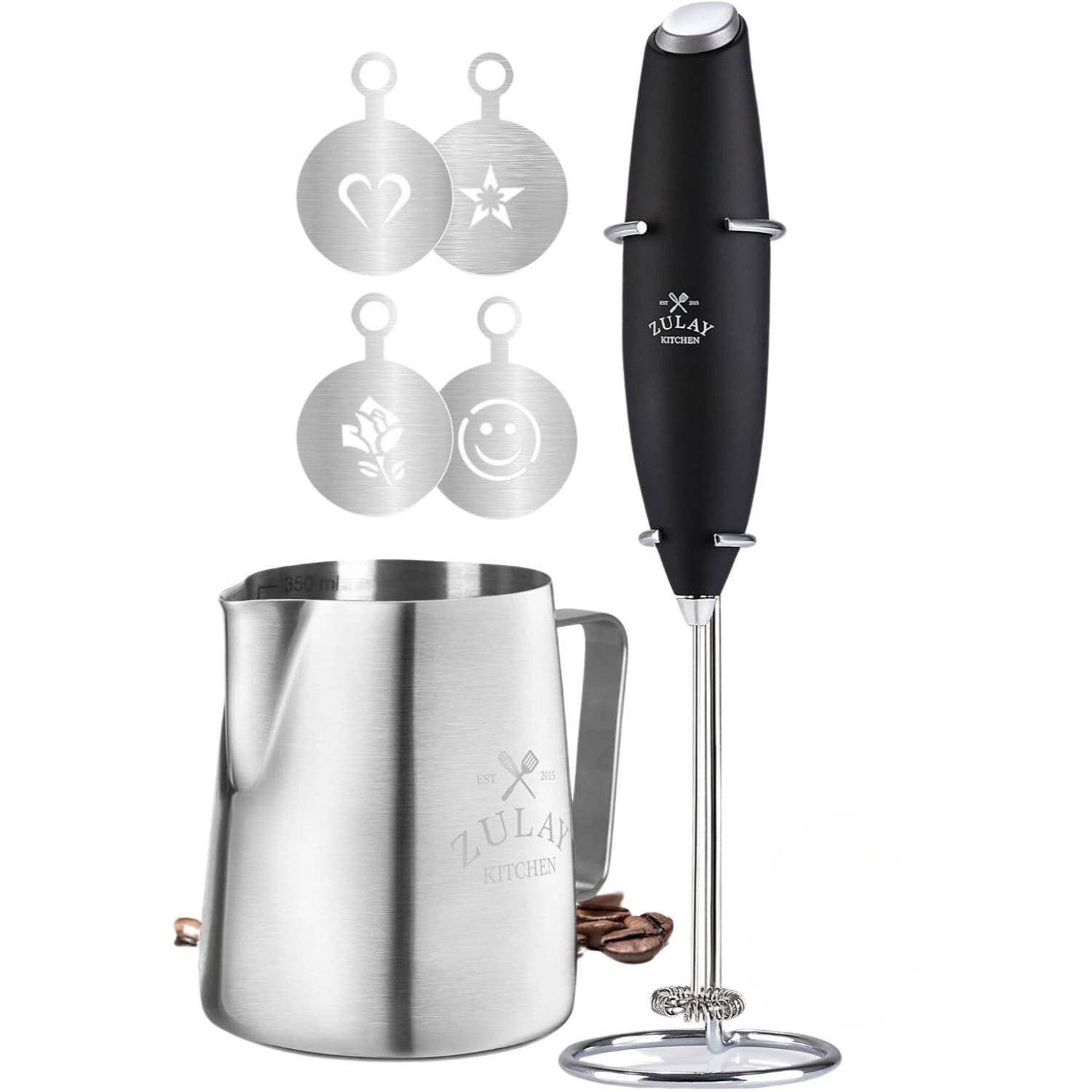 Zulay Kitchen - Wholesale Coffee Machine - Complete Milk Frother Set, Coffee Gift 2
