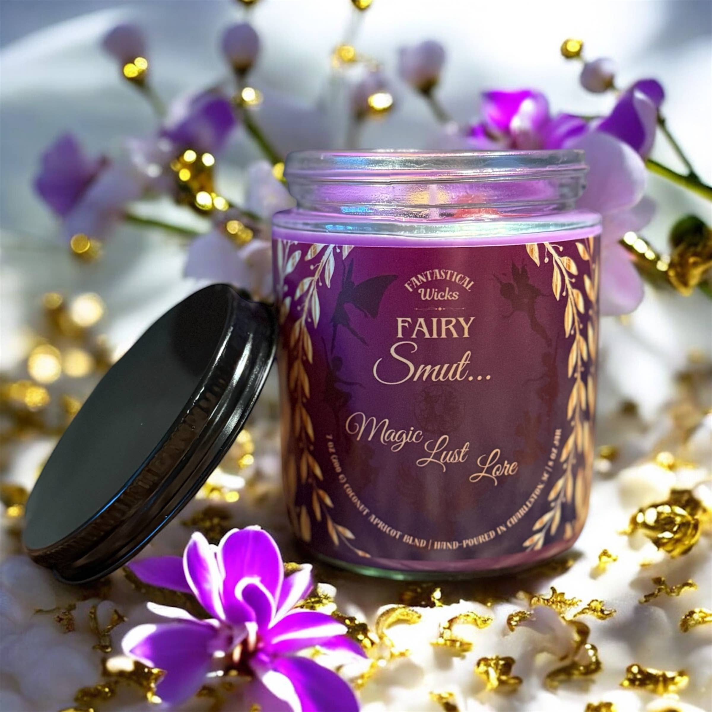 Fantastical Wicks - Wholesale Jar/Filled Candle - Fairy Smut | 7 oz2
