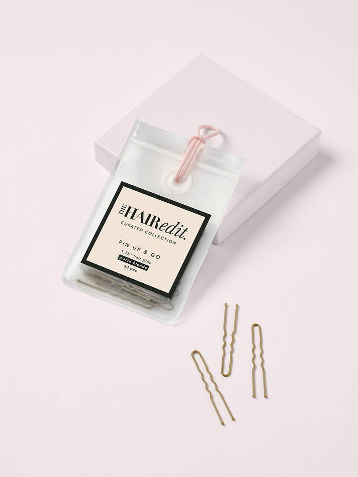 Pin Up & Go Horquillas de 1.75" - Rubio Mate para venta al por mayor de The Hair Edit