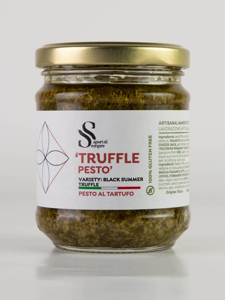 BASIL PESTO MED TRYFFEL - Basil Pesto W/Tryffel för wholesale av DELIKATESSE S.R.L.