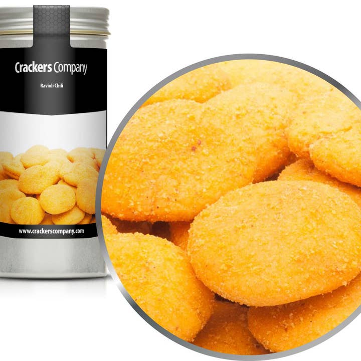 Chili ravioli. PU com 40 unidades. e 60g de conteúdo por pc. por atacado de CrackersCompany