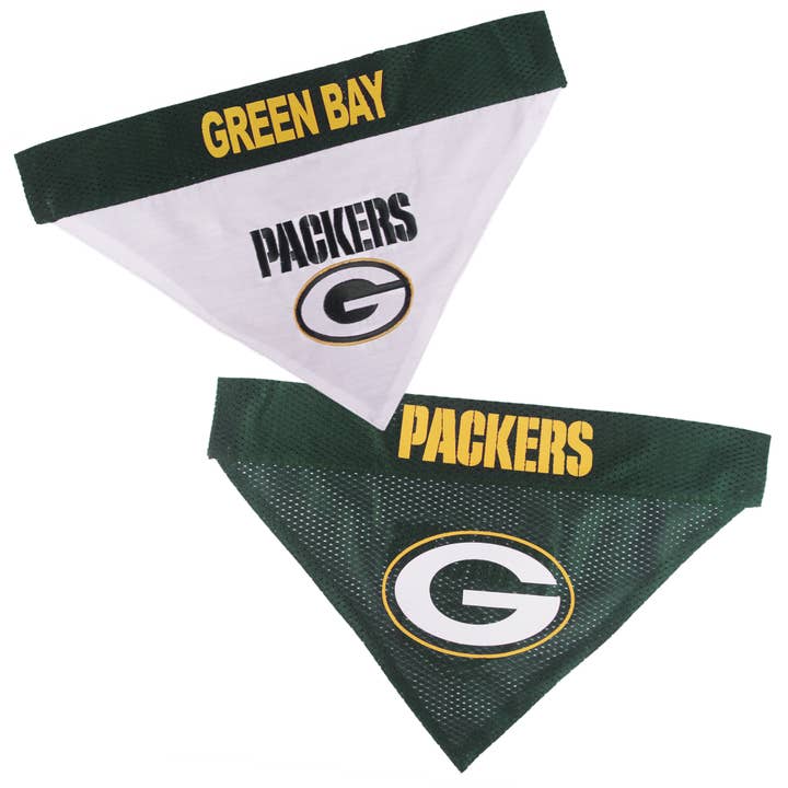 Bandana reversibile dei Green Bay Packers per la vendita all'ingrosso da parte di Pets First