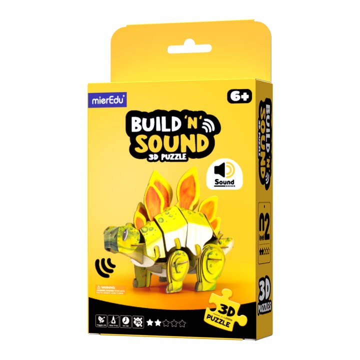 Happy Distribution - Wholesale Puzzle - Kids - POPUZ BUILD 'N' SOUND 3D PUZZLE - Dinosaurs4