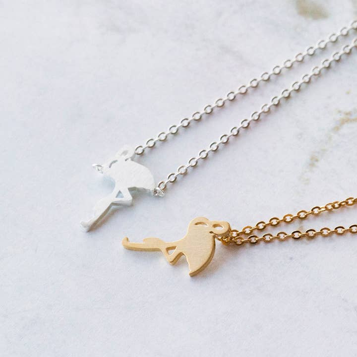 Flamboyant Flamingo Necklace for wholesale by Studio Hop