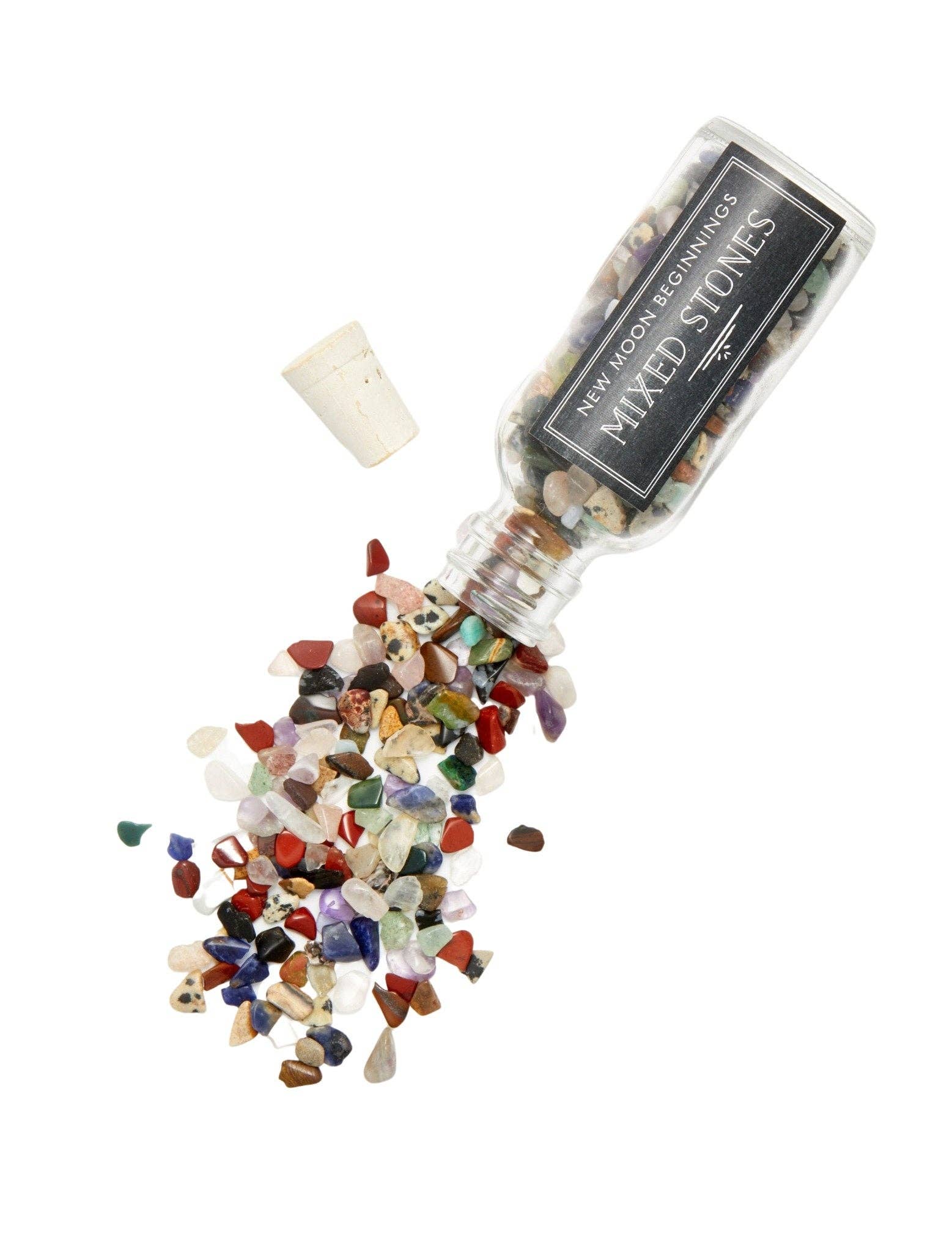 New Moon Beginnings - Wholesale Spiritual Stone/Crystal - Natural Gemstone Chips in a Bottle -70 stone types available26