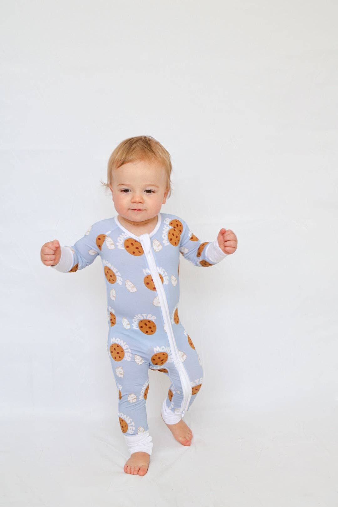 Sleepy Ducks - Wholesale Jumpsuit - Baby - Cookie Monster Baby Romper1